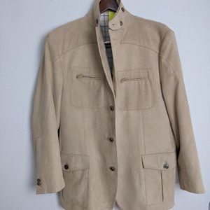 Corneliani ID Men's Faux Suede Jacket Size XL (44R US/ 54R IT) - in EUC